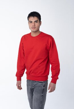 Красный свитшот мужской